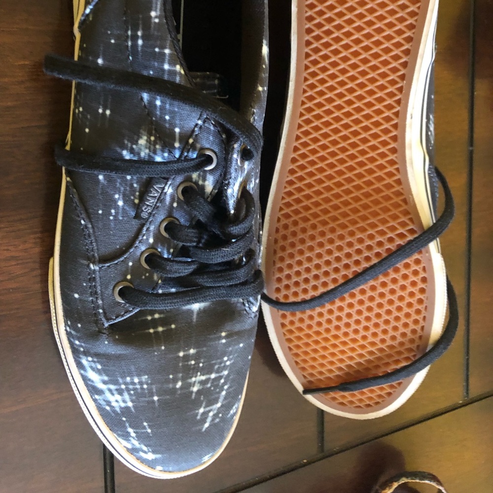 Star Patterned Vans Size 8